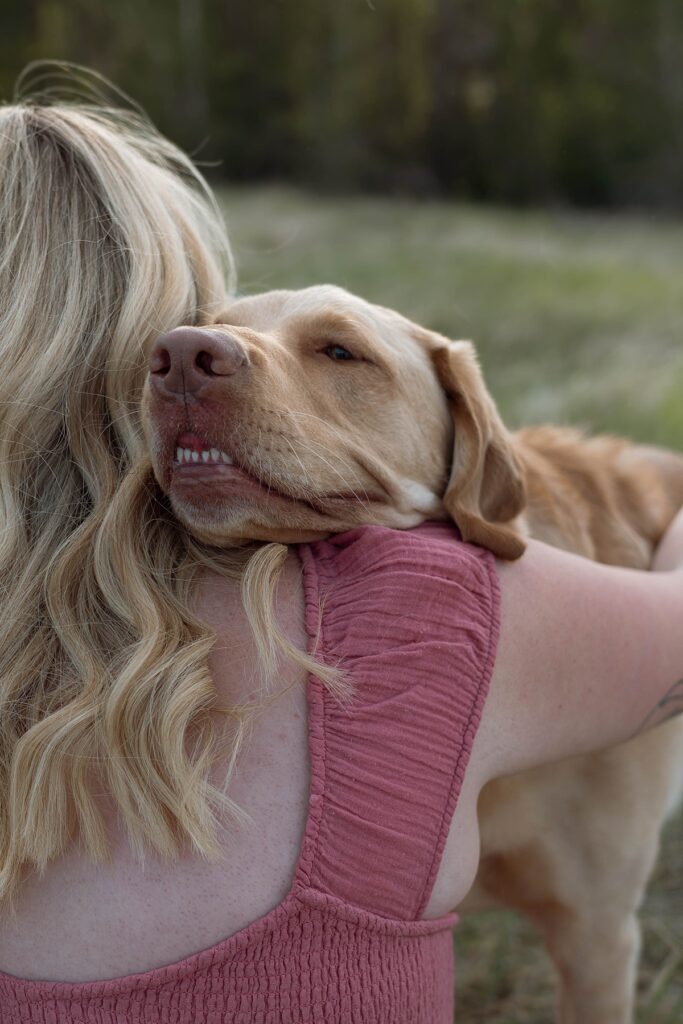 Reno Nevada CNA Graduation Senior Portraits with a dog. Reno Lake Tahoe senior photographer. 