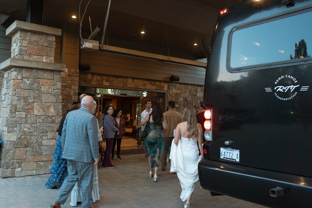 lake tahoe elopement. Reception dinner at Jimmy's in the Landing. lake tahoe wedding elopement photographer videographer. 4JOY media