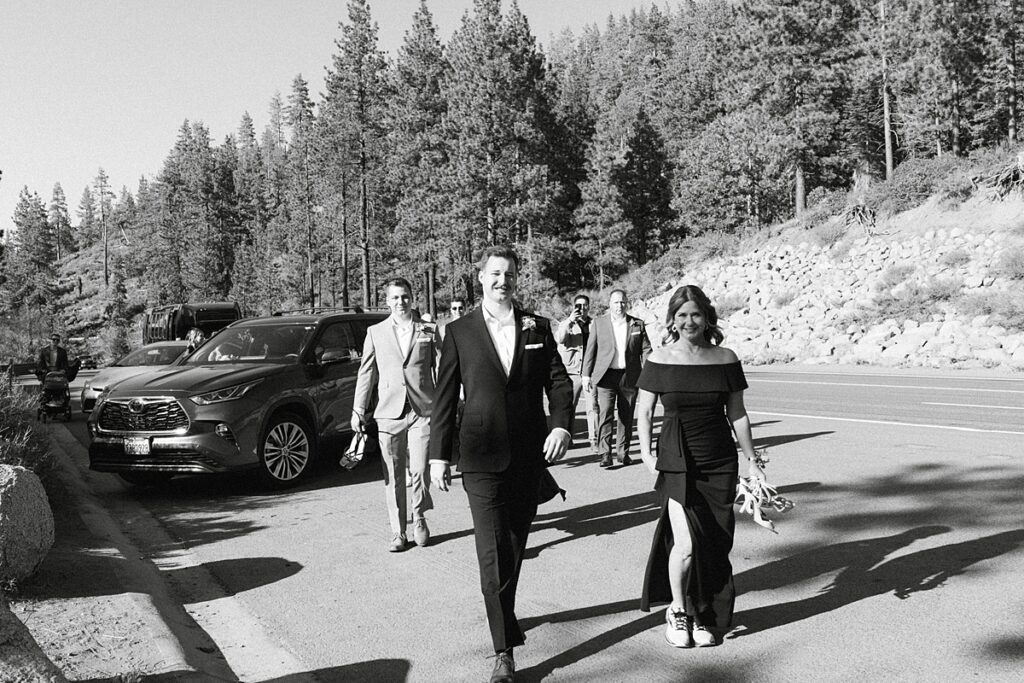 groom getting ready for ceremony. mom helping. lake tahoe wedding elopement photographer videographer. 4JOY media