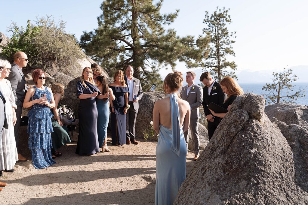 logan schoals elopement ceremony. lake tahoe wedding elopement photographer videographer. 4JOY media