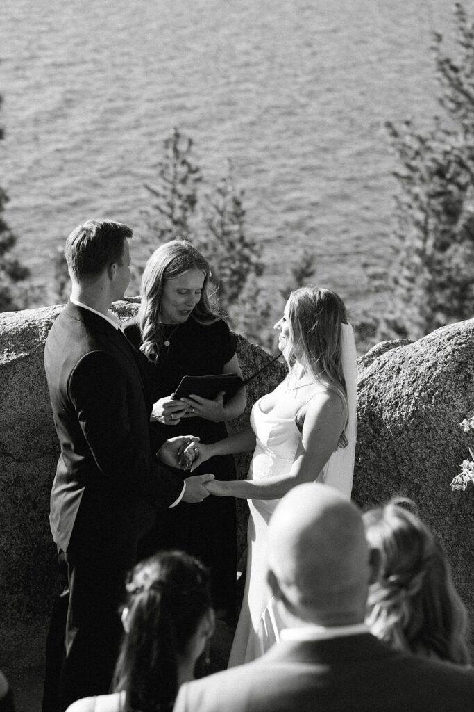 logan schoals elopement ceremony. lake tahoe wedding elopement photographer videographer. 4JOY media