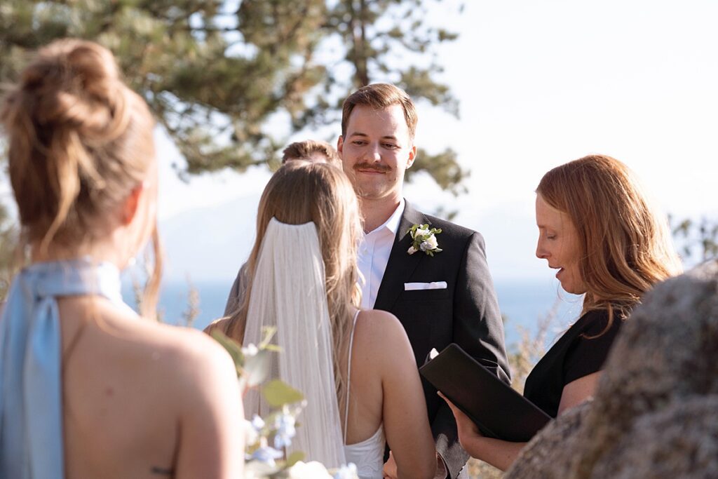 logan schoals elopement ceremony. lake tahoe wedding elopement photographer videographer. 4JOY media
