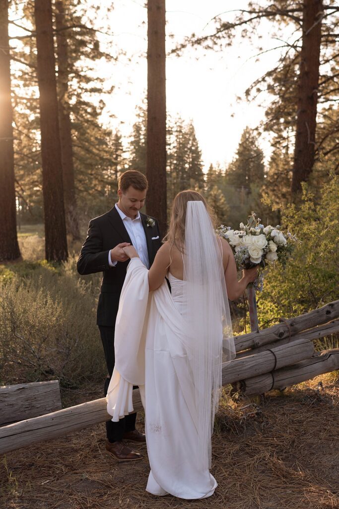 bride and groom portraits. logan schoals elopement. lake tahoe wedding elopement photographer videographer. 4JOY media