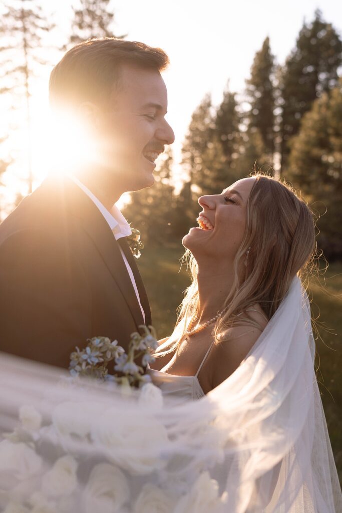 bride and groom portraits. logan schoals elopement. lake tahoe wedding elopement photographer videographer. 4JOY media