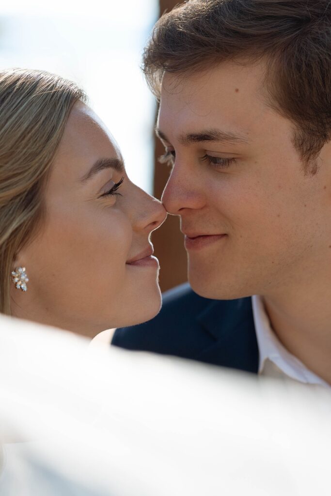 bride and groom. Roundhill Beach Lake Tahoe Elopement Photographer Videographer 4JOY Media