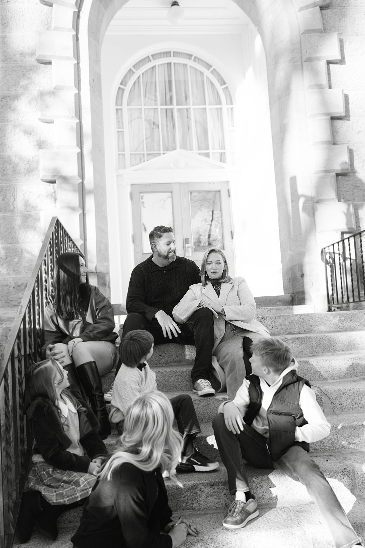 Downtown Carson City Nevada Family Session Urban style photos captured by Lake Tahoe wedding photographer