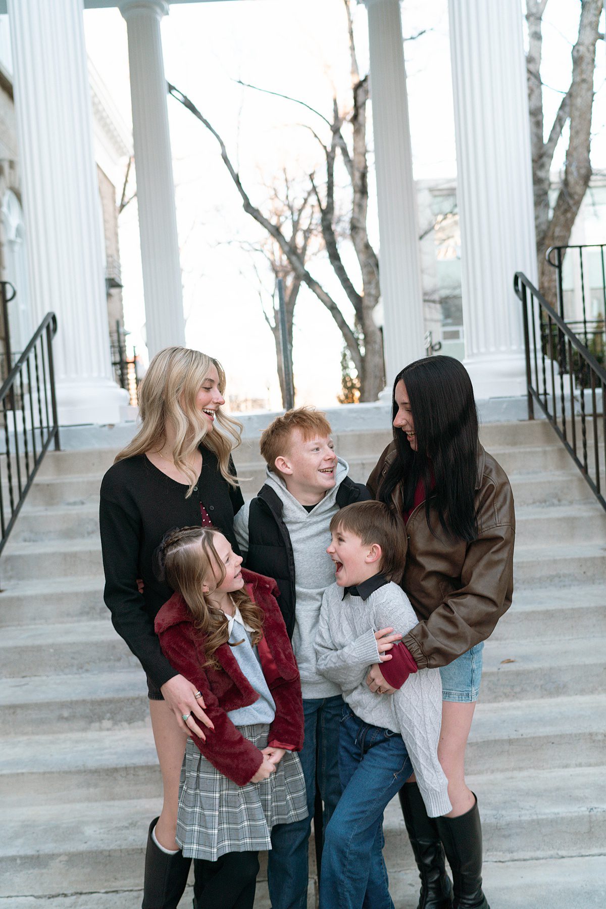 Downtown Carson City Nevada Family Session Urban style photos captured by Lake Tahoe wedding photographer
