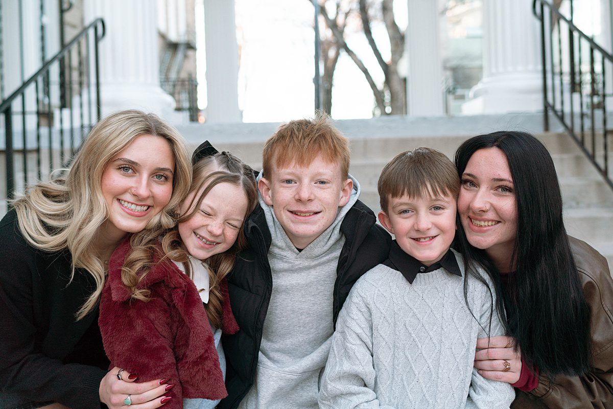 Downtown Carson City Nevada Family Session Urban style photos captured by Lake Tahoe wedding photographer