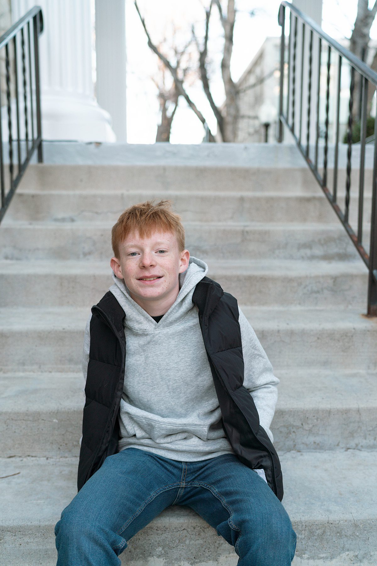 Downtown Carson City Nevada Family Session Urban style photos captured by Lake Tahoe wedding photographer