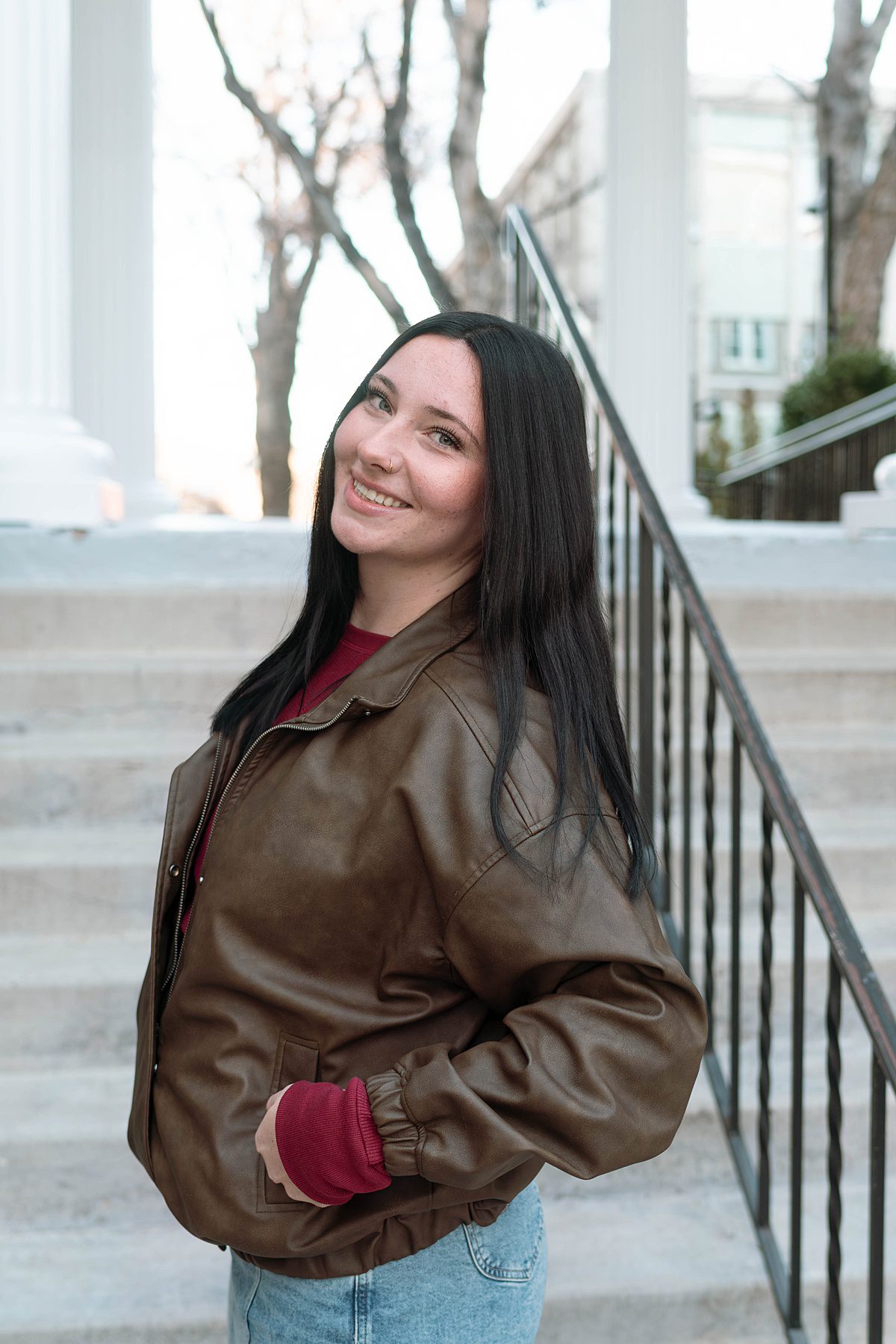 Downtown Carson City Nevada Family Session Urban style photos captured by Lake Tahoe wedding photographer