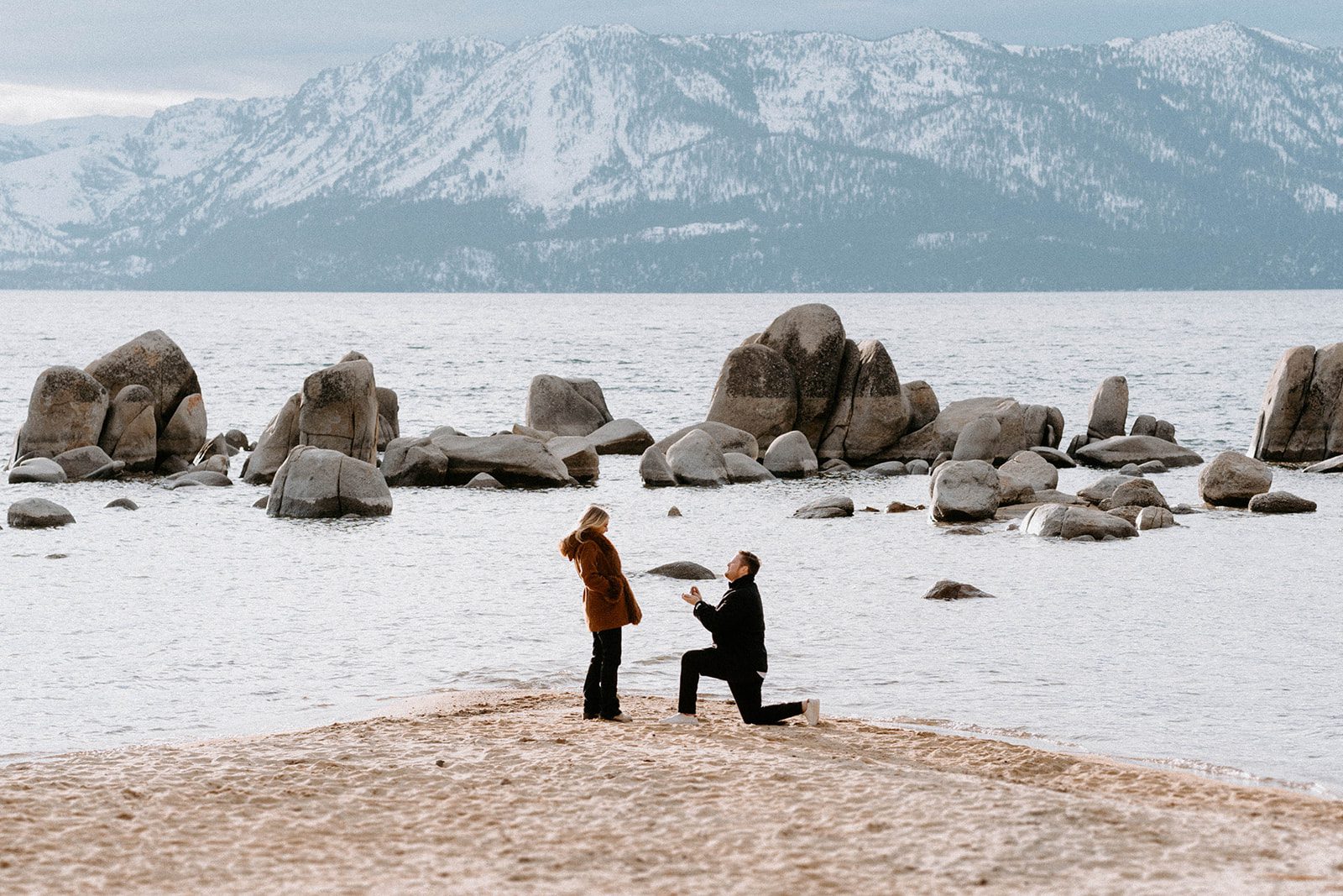 Stress-free Lake Tahoe proposal at zephyr cove 
